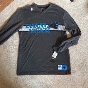 NWT Carolina Panthers Men’s Long Sleeve Shirt